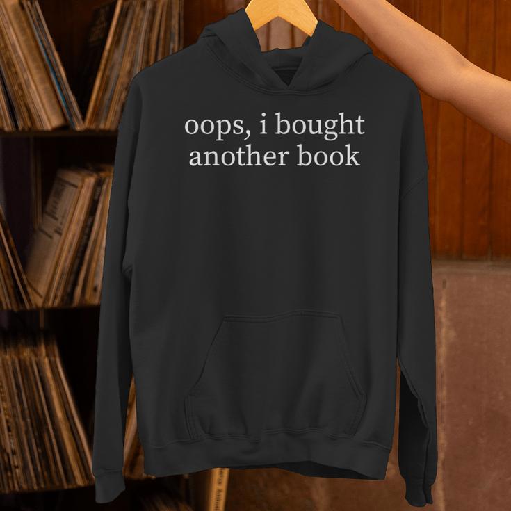 Oops I Bought Another Book Lover Sarcastic Unisex Hoodie