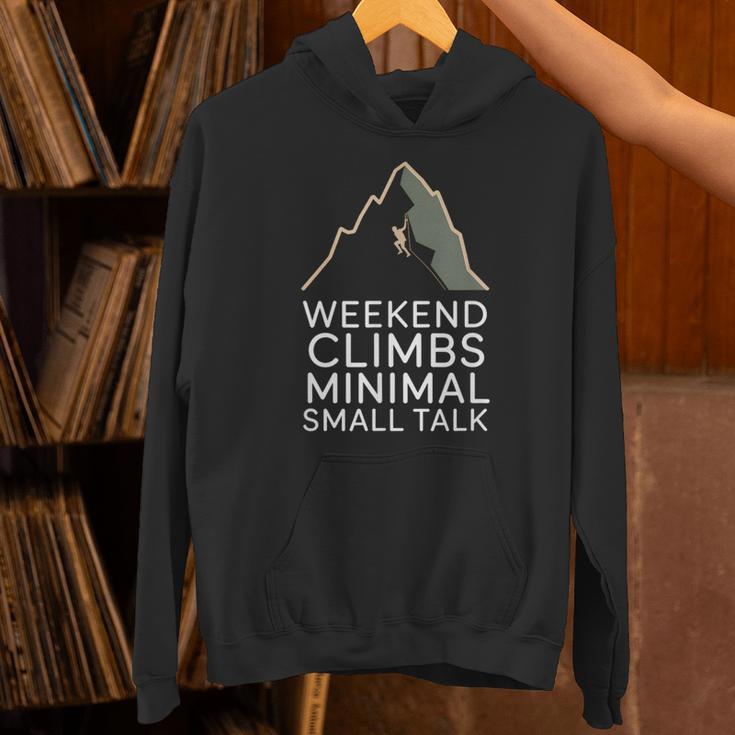 Outdoor Introvert Vibes Weekend Climber Unisex Hoodie