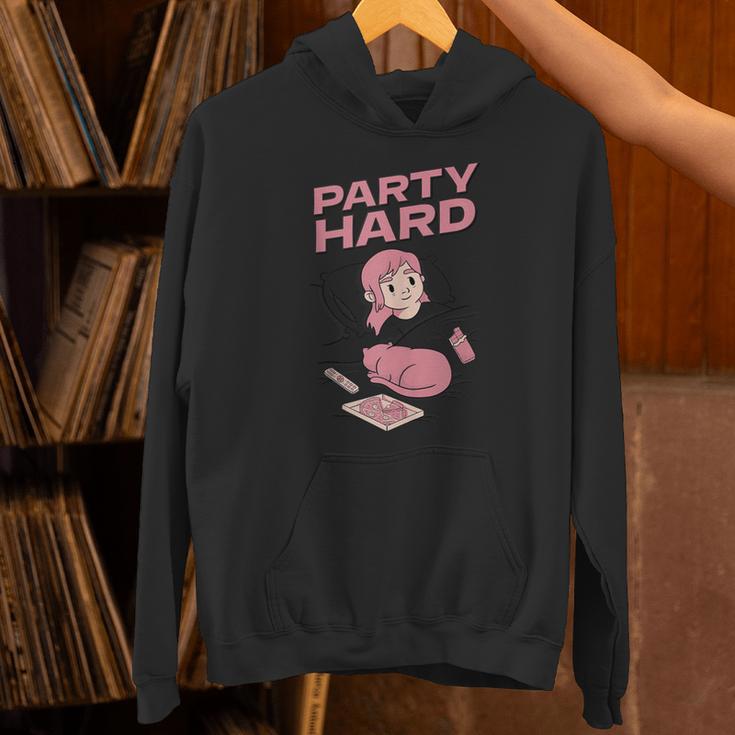 Party Hard Comfortable Stay At Home Introvert Unisex Hoodie Party Hard Comfortable Stay At Home Introvert Unisex Hoodie