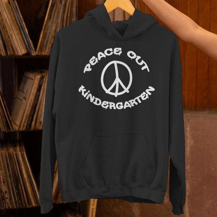 Peace Out KindergartenShirt For School Graduation Unisex Hoodie