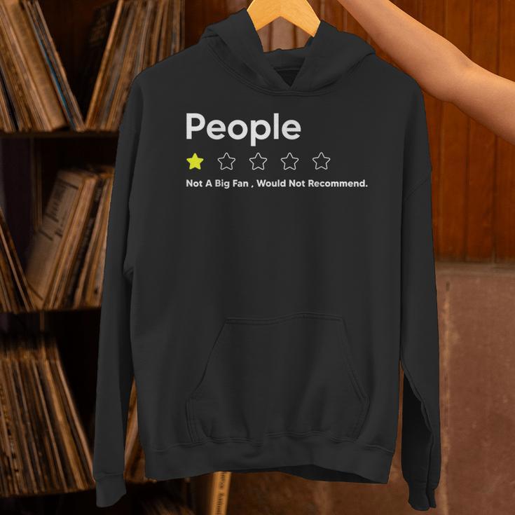 People One Star Not A Big FanWould Not Recommend Introverts Unisex Hoodie People One Star Not A Big FanWould Not Recommend Introverts Unisex Hoodie