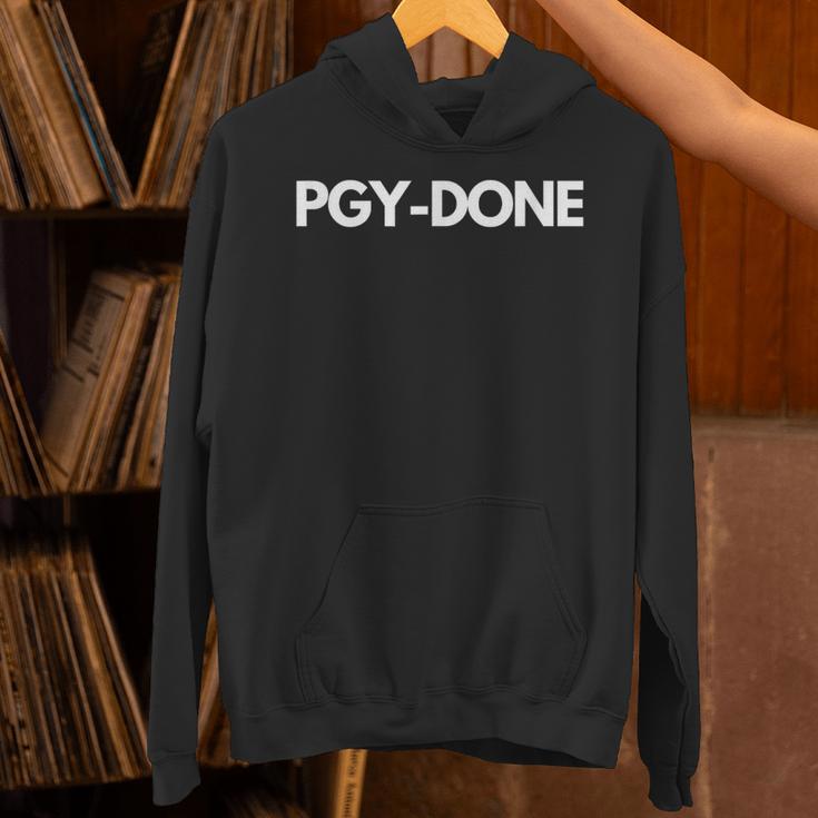 PGY Done Medical Training Residency Graduation Unisex Hoodie