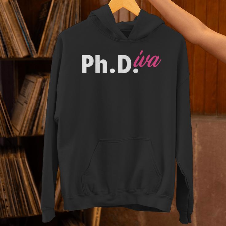 Ph Diva Women Dissertation Doctoral Degree Graduation PhD Unisex Hoodie