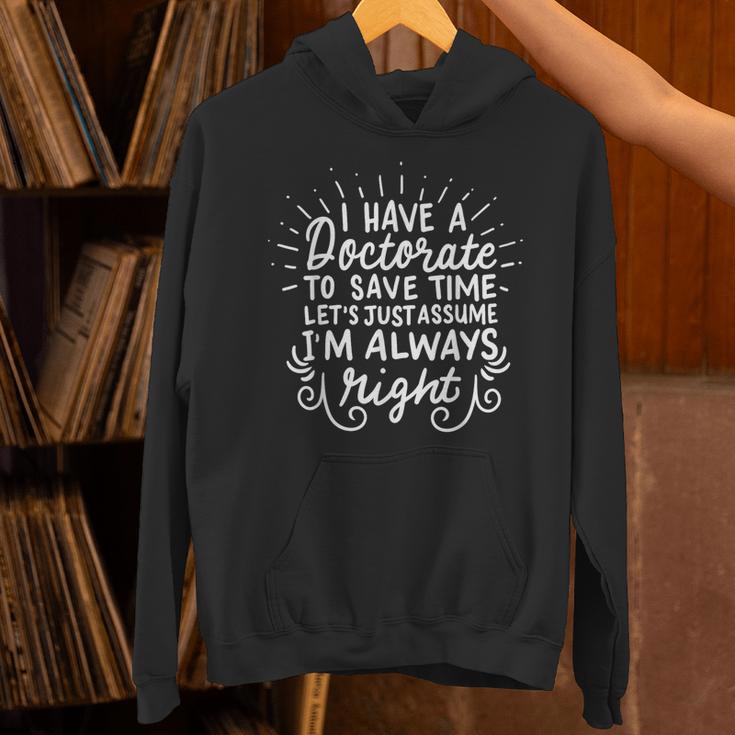 PhD Doctorate Doctoral Degree Graduation Unisex Hoodie