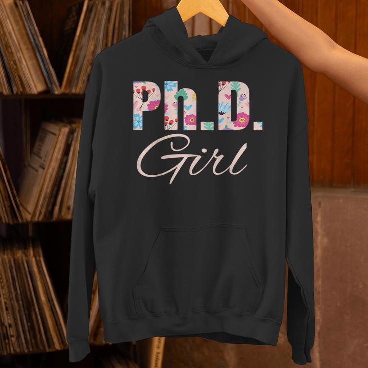 PhD Girl Doctorate Degree Graduation Women Her Psychology Unisex Hoodie