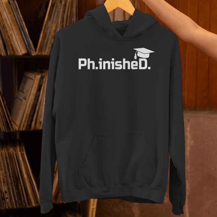 PhD Graduation Doctorate Degree Graduate PhinisheD Unisex Hoodie