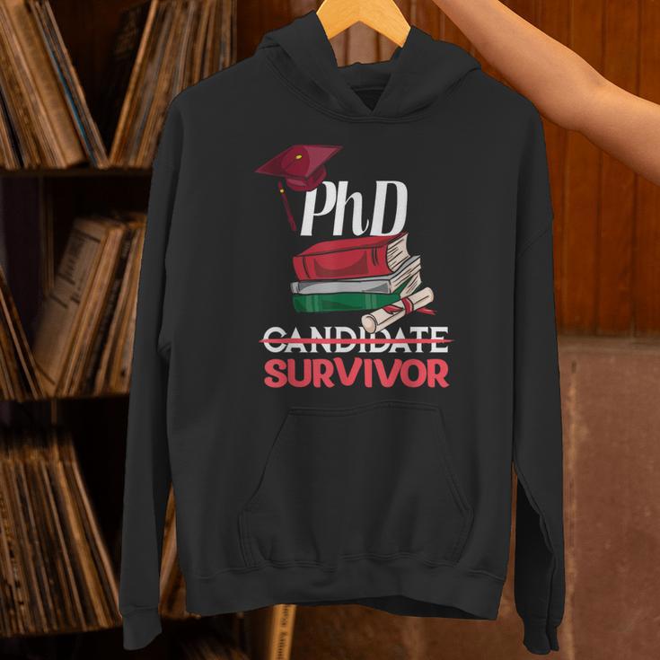PhD PhD Graduation Gifts PhD Survivor T-Shirt Unisex Hoodie