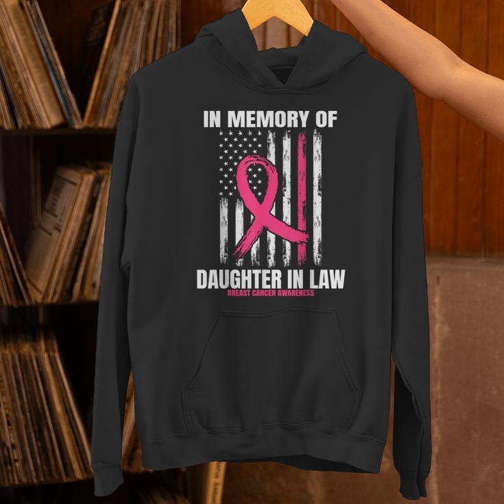 Pink In Memory Of Daughter In Law Breast Cancer Flag Shirts Unisex Hoodie Pink In Memory Of Daughter In Law Breast Cancer Flag Shirts Unisex Hoodie