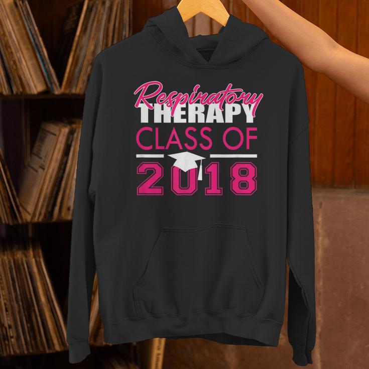 Pink Respiratory Therapist Class Of 2018 GraduationShirt Unisex Hoodie