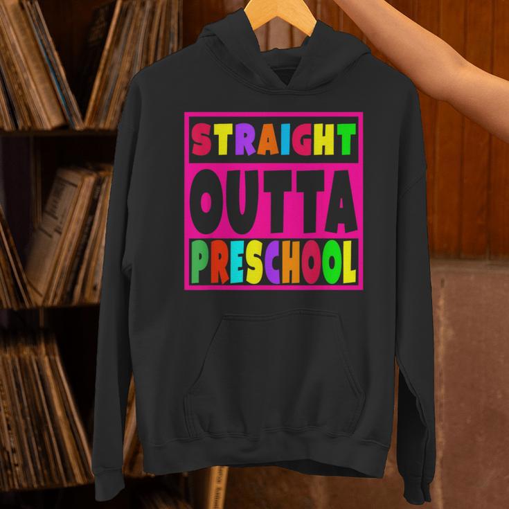 Pink STRAIGHT OUTTA Preschool PRE-K Graduation Unisex Hoodie