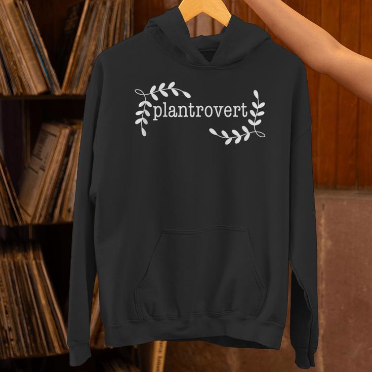 Plantrovert Introvert Gardener Plant Lady Unisex Hoodie Plantrovert Introvert Gardener Plant Lady Unisex Hoodie