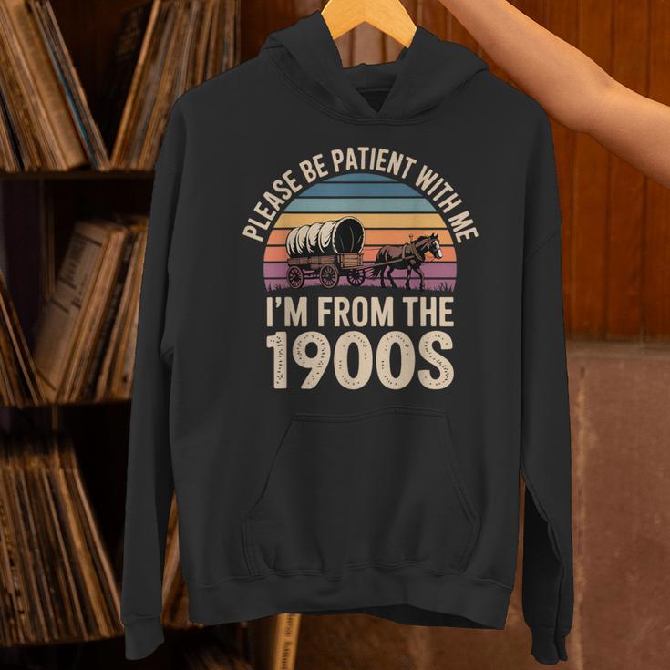 Please Be Patient With My I'm From The 1900s Retro Vintage Unisex Hoodie