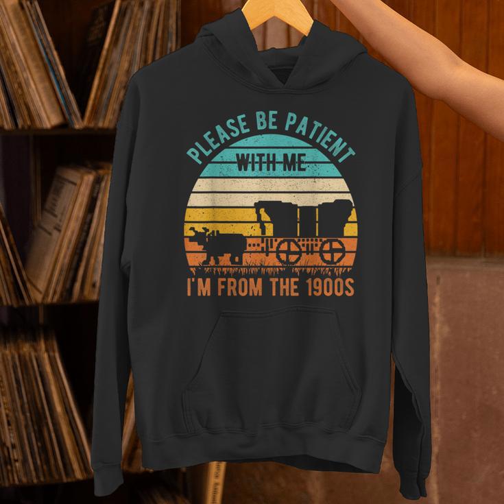 PLEASE BE PATIENT I'M FROM THE 1900s Vintage 1900s 90s Unisex Hoodie