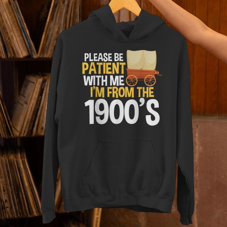 Please Be Patient With Me I'm From The 1900s Vintage Oregon Unisex Hoodie