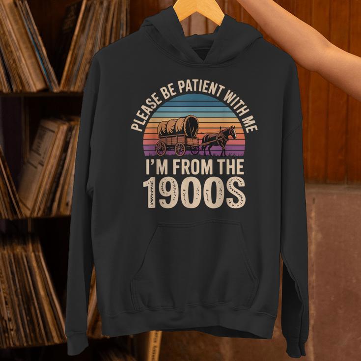 Please Be Patient With My I'm From The 1900s Vintage Unisex Hoodie Please Be Patient With My I'm From The 1900s Vintage Unisex Hoodie