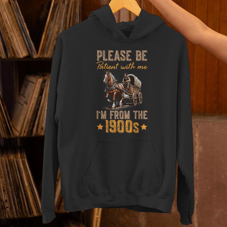 Please Be Patient With Mee I'm From The 1900s Minimalist Unisex Hoodie Please Be Patient With Mee I'm From The 1900s Minimalist Unisex Hoodie