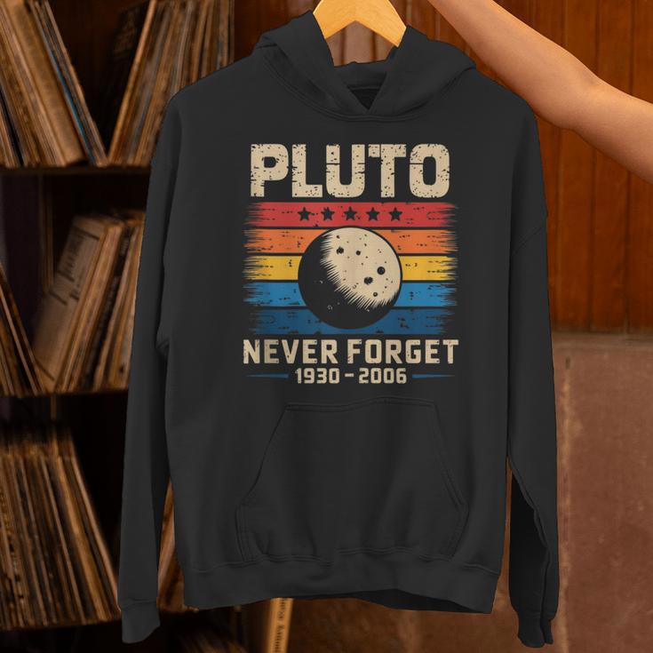 Pluto Never Forget Space Nostalgia Astronomy Humor Unisex Hoodie Pluto Never Forget Space Nostalgia Astronomy Humor Unisex Hoodie