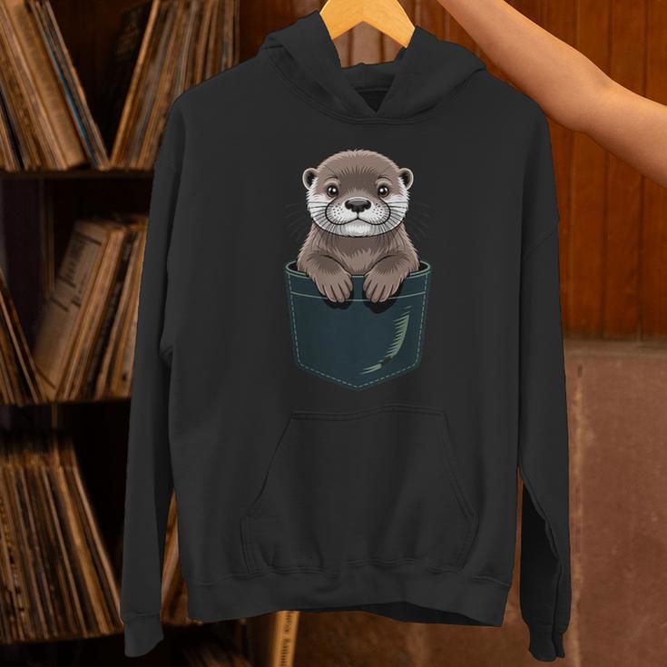 Pocket Otter Lover Introvert Cute Animal Fun Surprise Unisex Hoodie Pocket Otter Lover Introvert Cute Animal Fun Surprise Unisex Hoodie