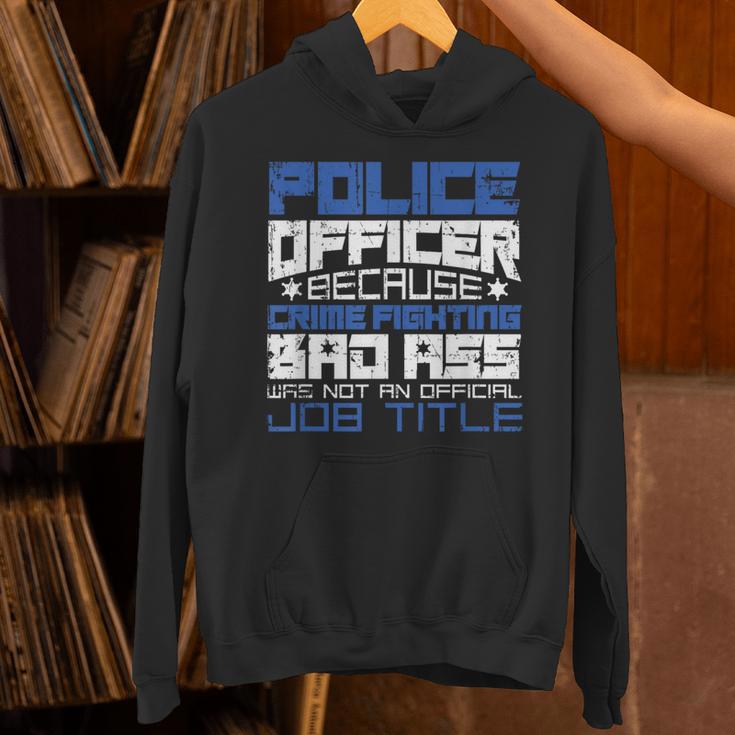 Police Officer Saying Academy Graduation Women Men Unisex Hoodie