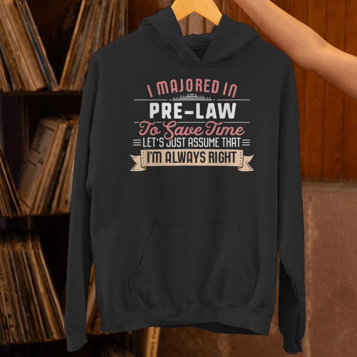 Pre-Law Major Student Shirt Graduation College Unisex Hoodie