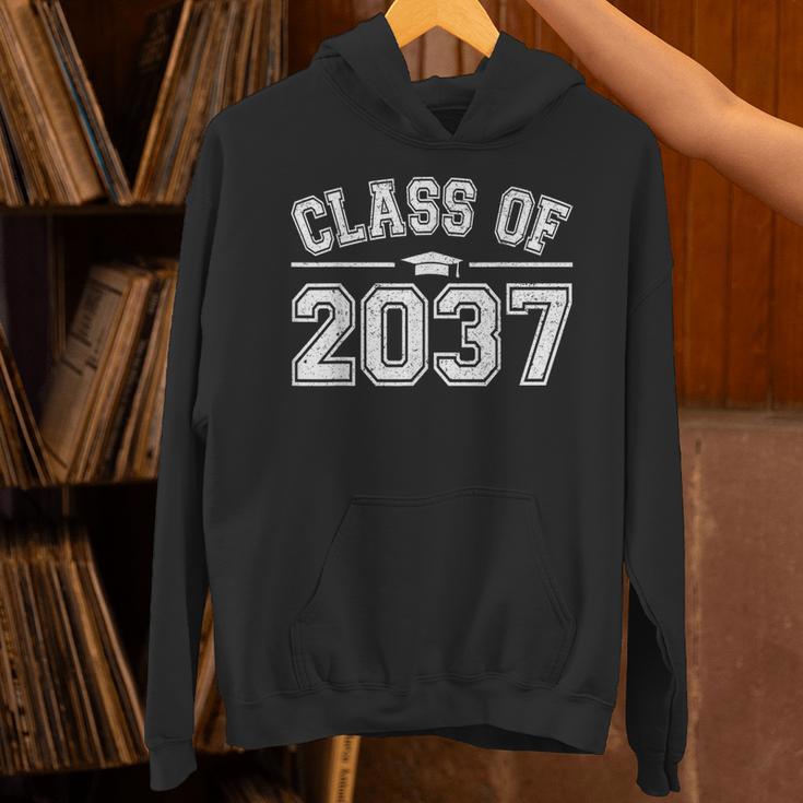 Preschool Class Of 2037 Grow With Me Graduation 2037 Vintage Unisex Hoodie