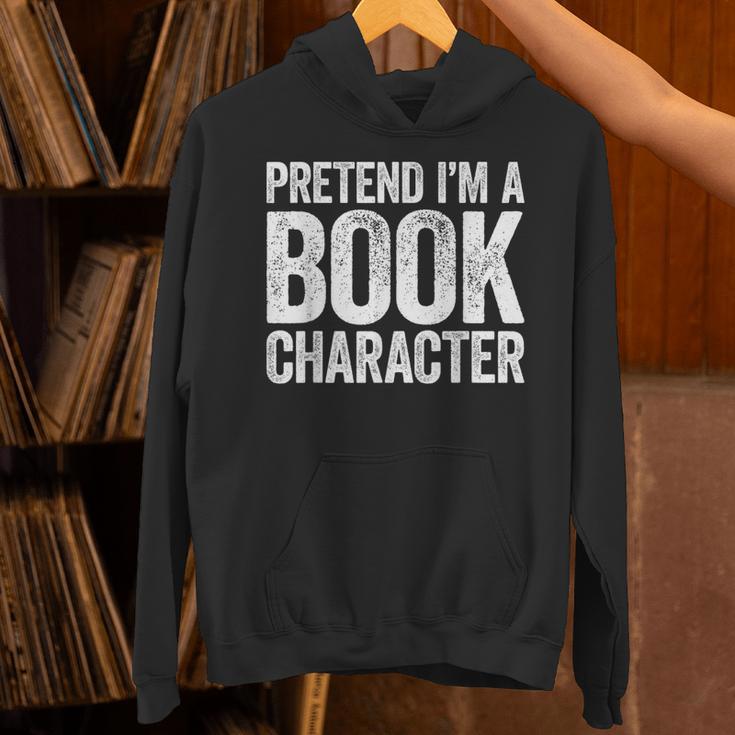 Pretend I'm A Book Character Shirt Adult Kids Costume Unisex Hoodie