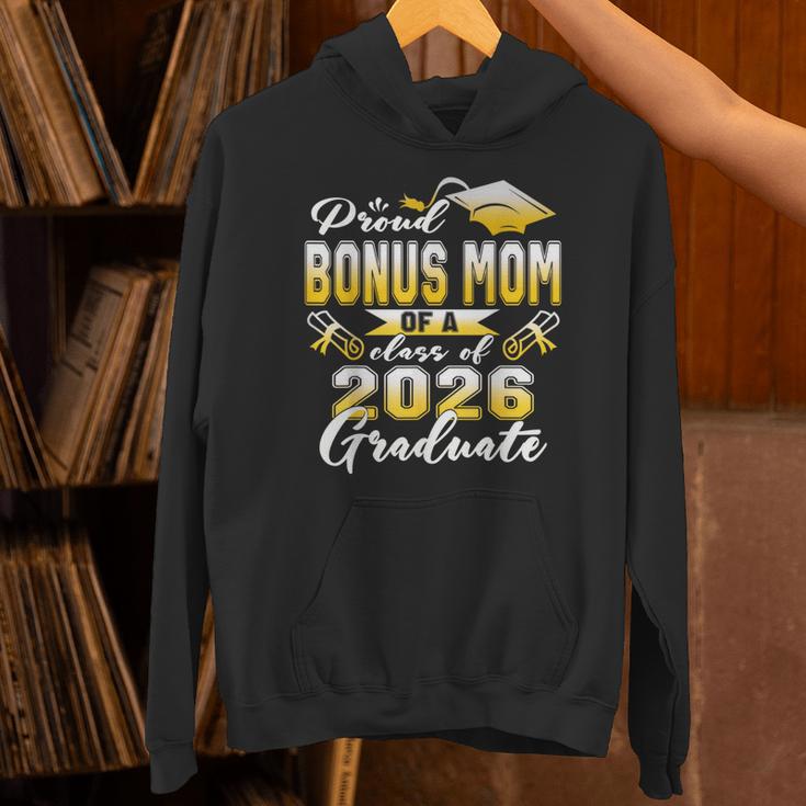 Proud Bonus Mom Of a Class Of 2026 Graduate Graduation 2026 Unisex Hoodie