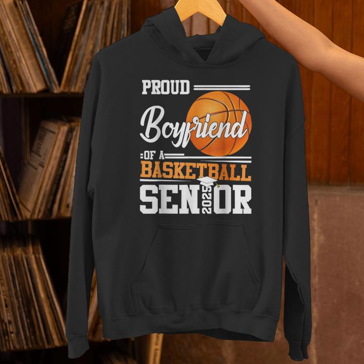 Proud Boyfriend Of A 2025 Senior Graduation Basketball Unisex Hoodie