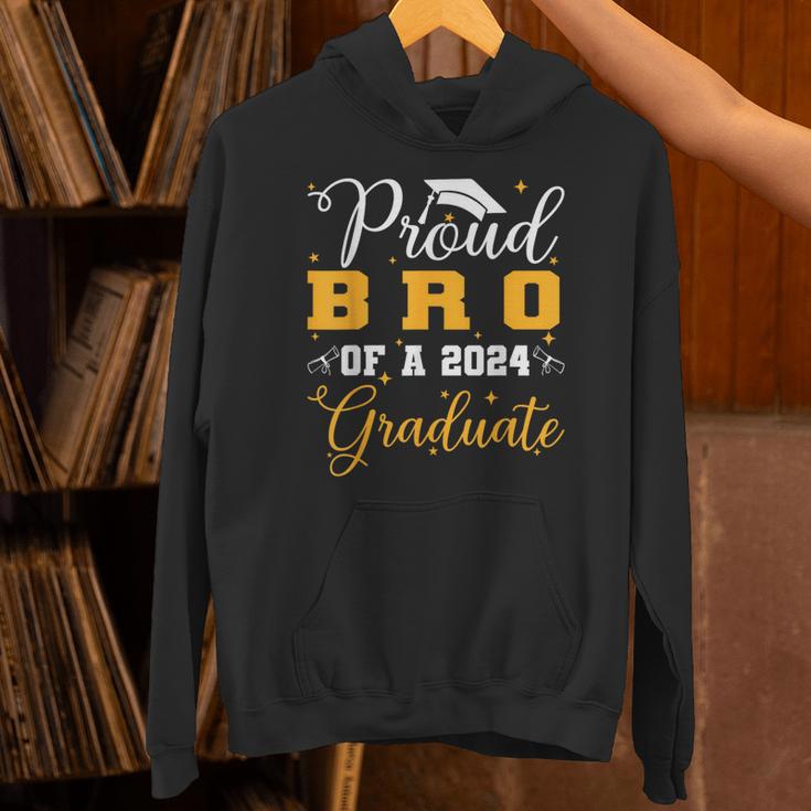 Proud Bro Of A Class Of 2024 Graduate Senior Graduation Unisex Hoodie