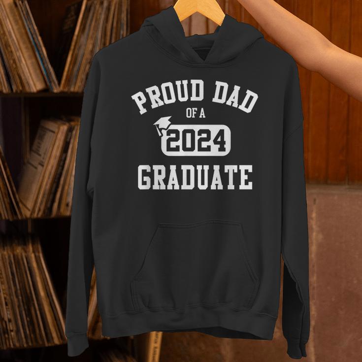 Proud Dad Of A 2024 Graduate Grad Class Of 2024 Graduation Unisex Hoodie