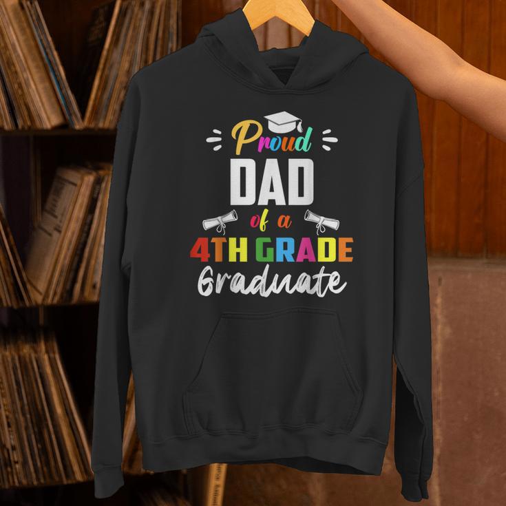 Proud DAD Of A 4th Grade Graduate Graduation 2024 Senior 24 Unisex Hoodie