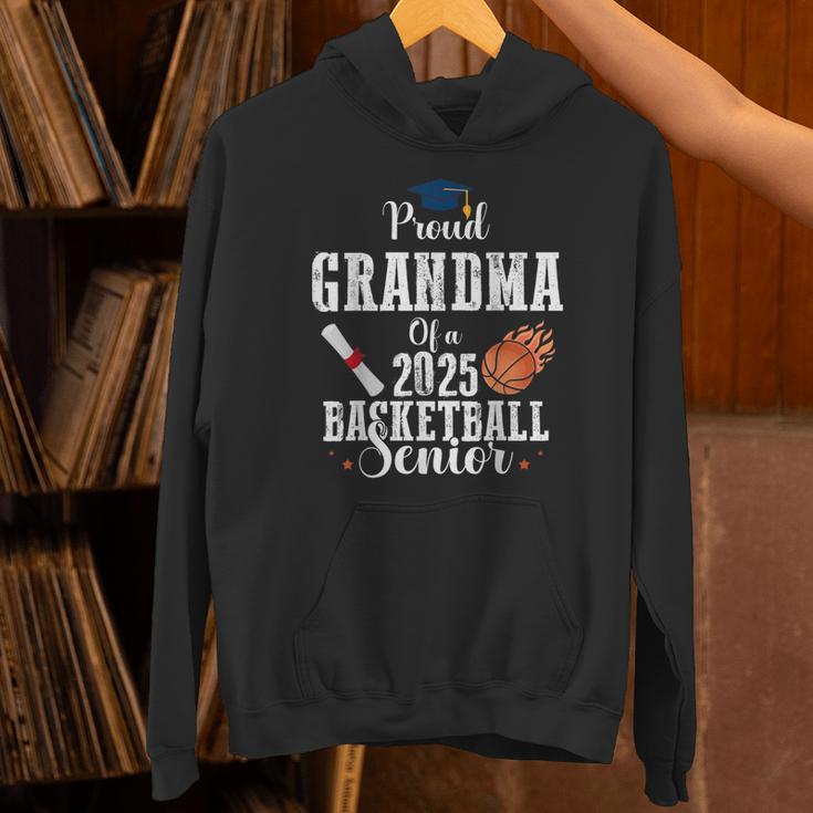 Proud Grandma Of 2025 Basketball Senior Graduation Day Unisex Hoodie