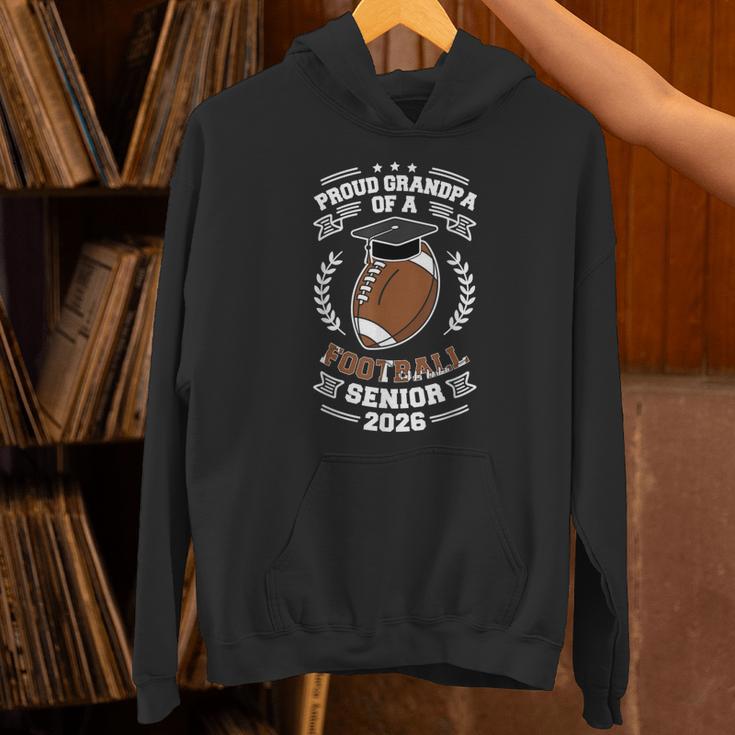 Proud Grandpa Of a 2026 Football Senior Graduation Unisex Hoodie