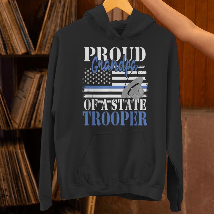 Proud Grandpa Of a State Trooper Police Officer Graduation Unisex Hoodie