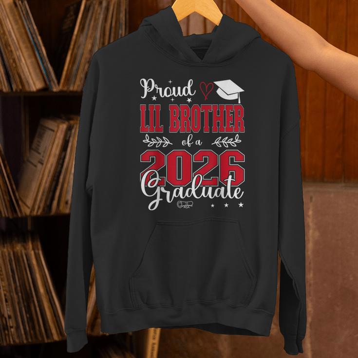 Proud Lil Brother Of a Class Of 2026 Graduate For Graduation Unisex Hoodie
