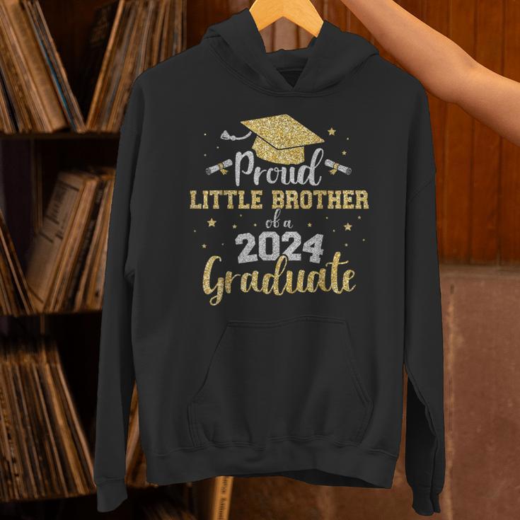 Proud Little Brother Class 2024 Graduate Senior Graduation Unisex Hoodie