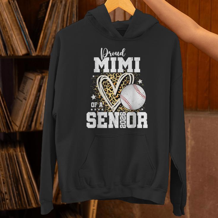 Proud Mimi Of A 2026 Senior Baseball Graduation Leopard Unisex Hoodie