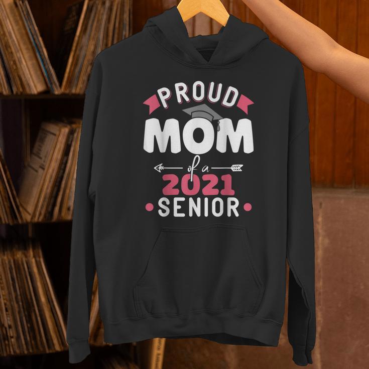 Proud Mom Of a 2021 Senior Year School Graduation Party Unisex Hoodie
