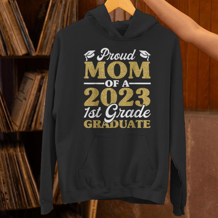 Proud Mom Of A 2023 1st Grade Graduate Shirt Fun Graduation Unisex Hoodie