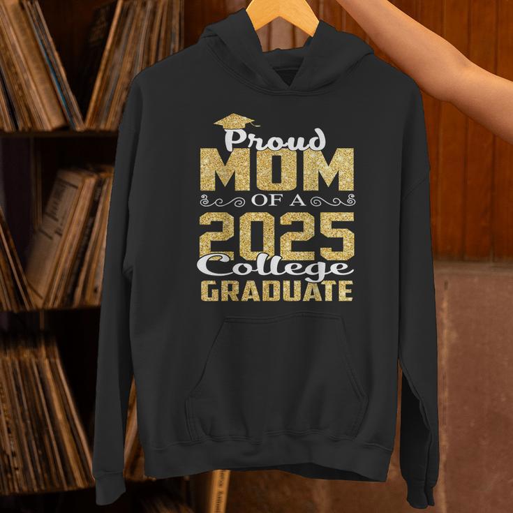 Proud Mom Of 2025 Graduate College Shirt Graduation Unisex Hoodie