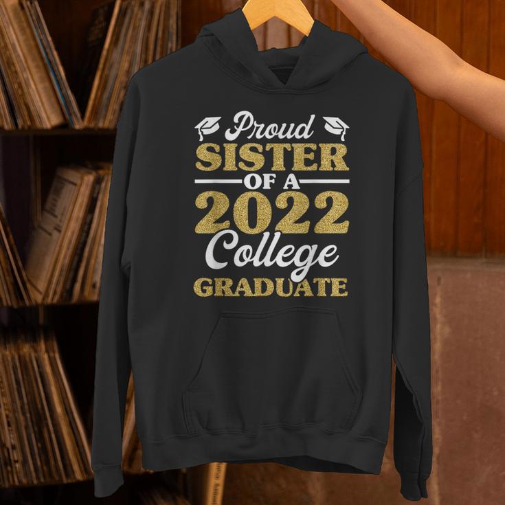 Proud Sister 2022 College Graduate Shirt Sibling Graduation Unisex Hoodie