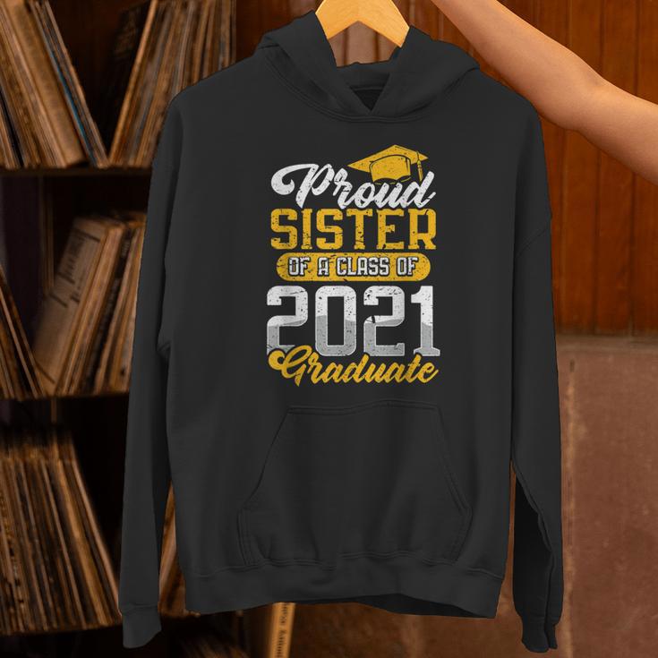 Proud Sister Of a Class Of 2021 Graduate Senior Graduation Unisex Hoodie