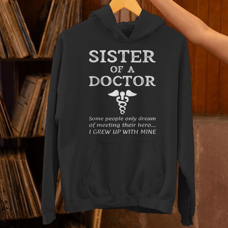 Proud Sister Of A Doctor Medical MD Brother Quote Graduation Unisex Hoodie