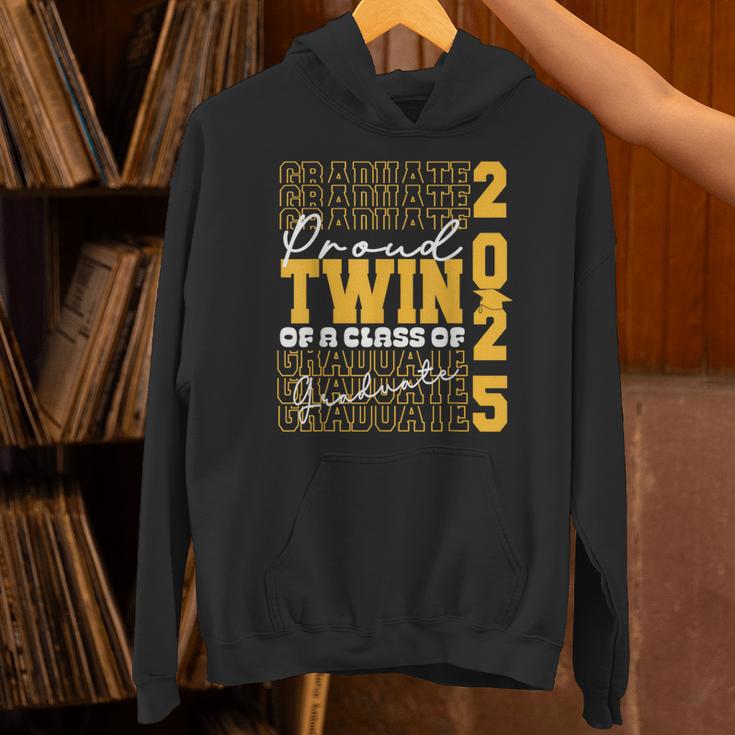 Proud Twin Of a 2025 Graduate Grad Prom Graduation Squad 25 Unisex Hoodie