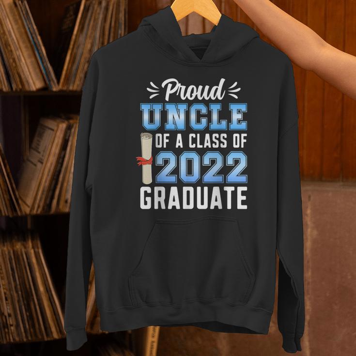 Proud Uncle Of A Class Of 2022 Graduate 22 Senior Graduation Unisex Hoodie
