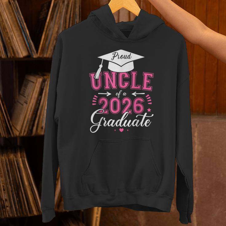 Proud Uncle Of a Class Of 2026 Graduate For Graduation Unisex Hoodie