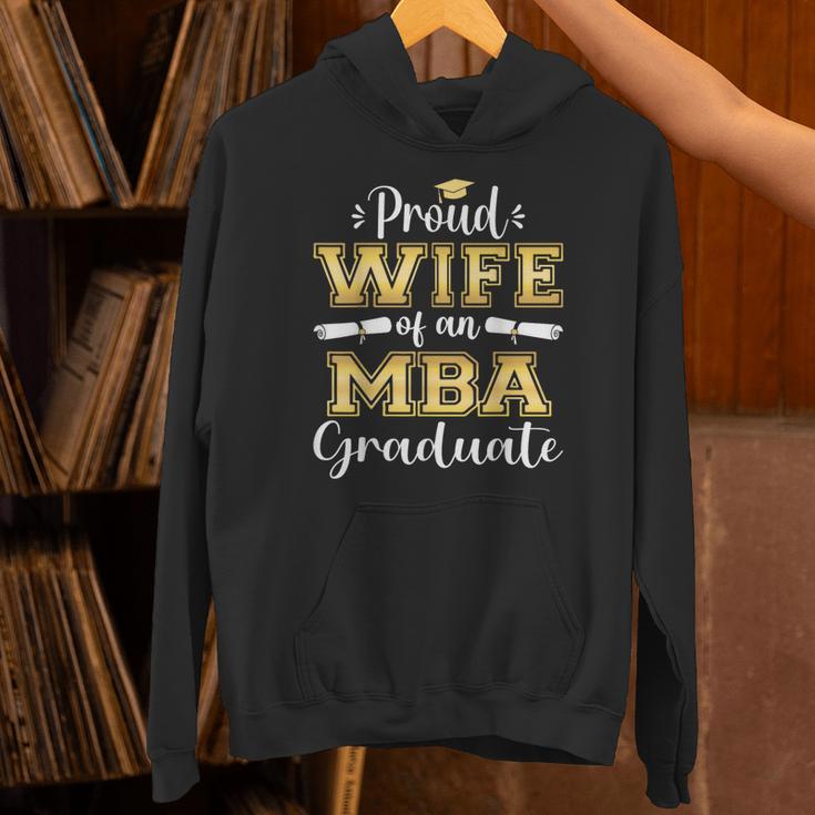 Proud Wife Of 2023 Class MBA Graduate Family Graduation Unisex Hoodie