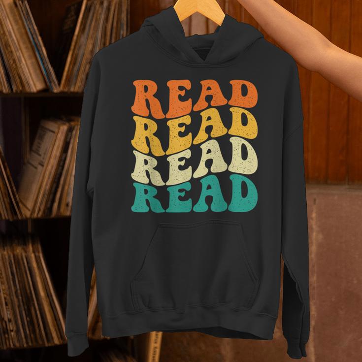 Read Read Read Read Book Lover Reading Bookworm Reader Unisex Hoodie