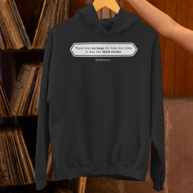 Must Read Book Quote Dubliners James Joyce Unisex Hoodie