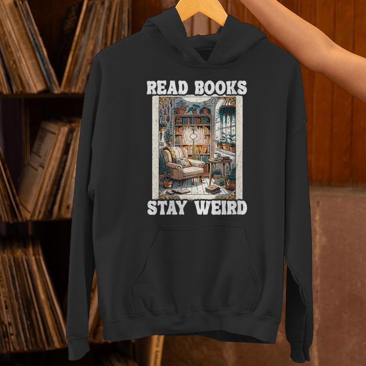 Read Books Stay Weird Book Lover Introvert Book Unisex Hoodie Read Books Stay Weird Book Lover Introvert Book Unisex Hoodie